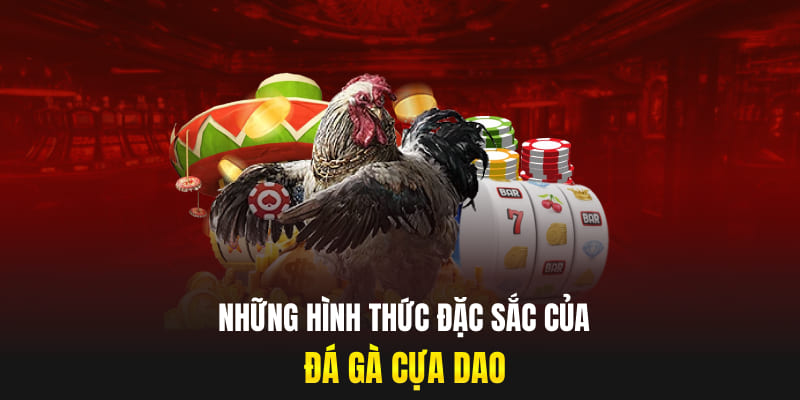 Những hình thức đặc sắc của đá gà cựa dao